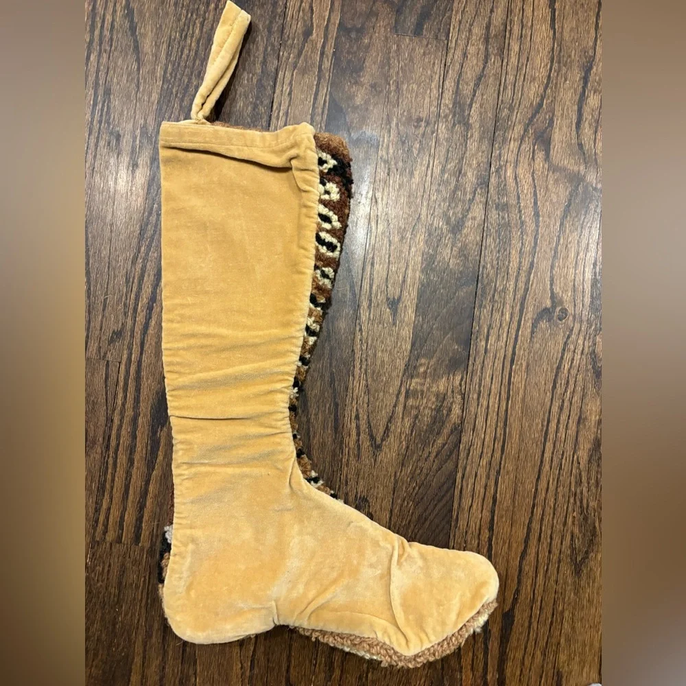 Hooked Wool Hunting Boot Stocking